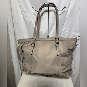 RONCATO Solaris Da Viaggio Lightweight Nylon Travel Shopper in Beige